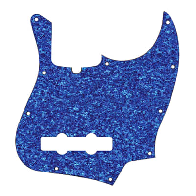 D'Andrea Pro Sparkle Pickguard for Fender Jazz/J-Bass - Blue Sparkle, DPP-JB-BLS for sale