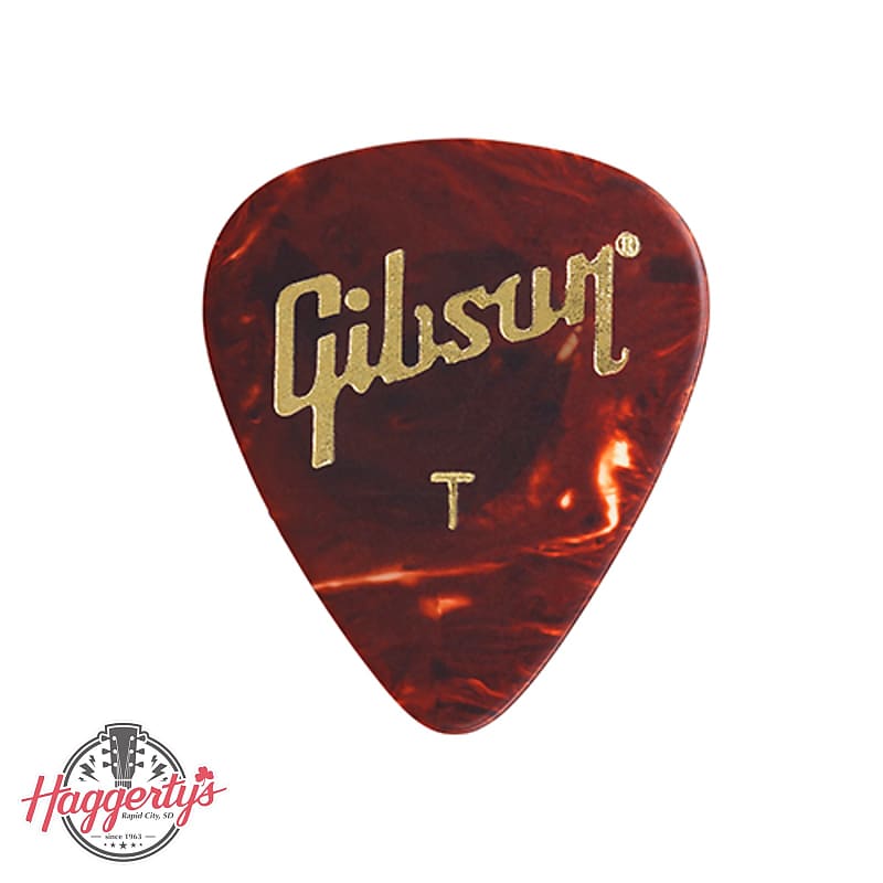 Gibson Tortoise Shell Guitar Picks 12-Pack Thin image 1