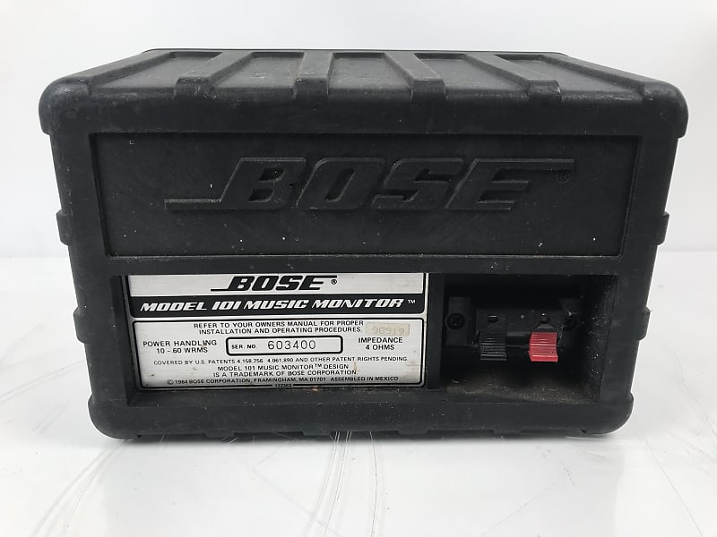 (2) Bose Model 101 Music Monitor Indoor/Outdoor Loud Speakers Pair Black shops TESTED