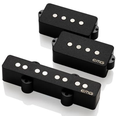 新品 未使用 EMG J Set White EMG JV SET WHITE Retro Jazz Bass Active J Pickup Replacement