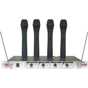 Nady 401X-HT-E4FHE Quad Wireless Microphone System - Set E4