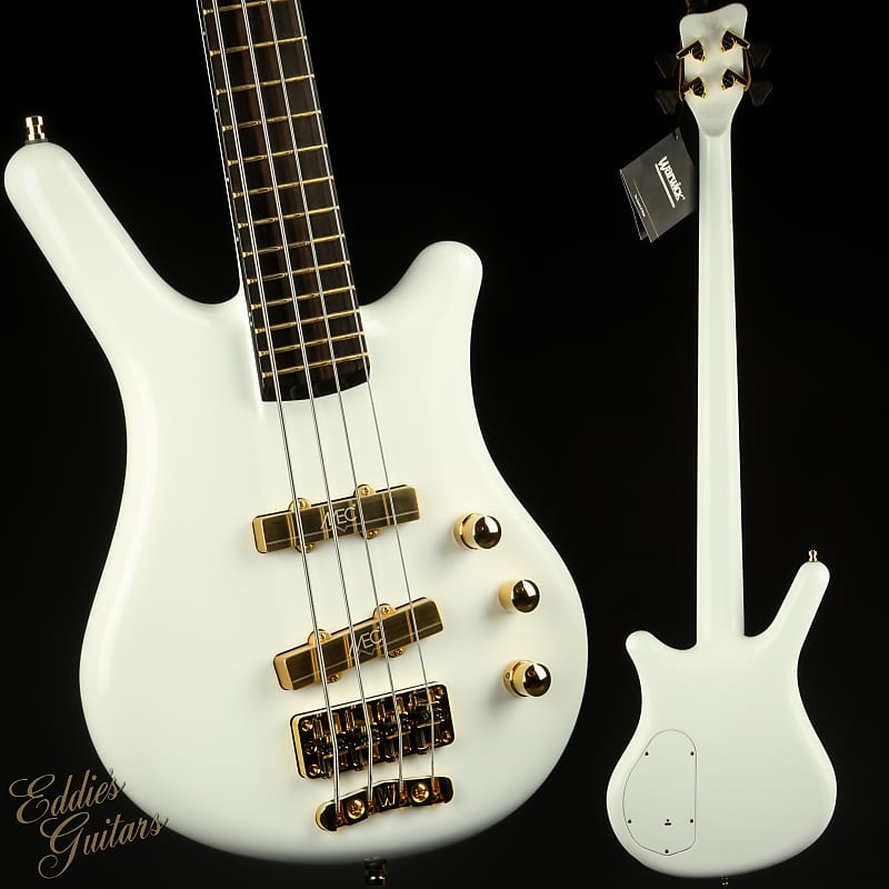 Warwick Custom Shop Masterbuilt Thumb Bass - Solid White High Polish image 1