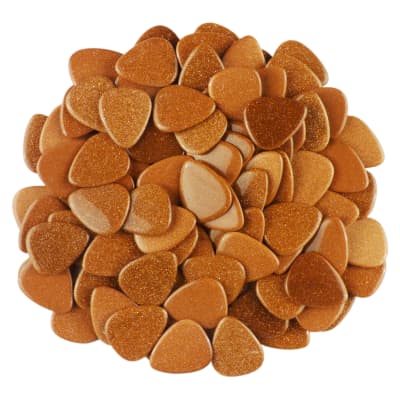 Brown Sandstone Stone Guitar Or Bass Pick - Specialty Handmade Gemstone Exotic Plectrum - 12 Pack New image 4