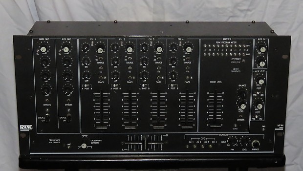 Rane MP44 MP 44 Professional Club DJ Mixer (needs one switch replaced)
