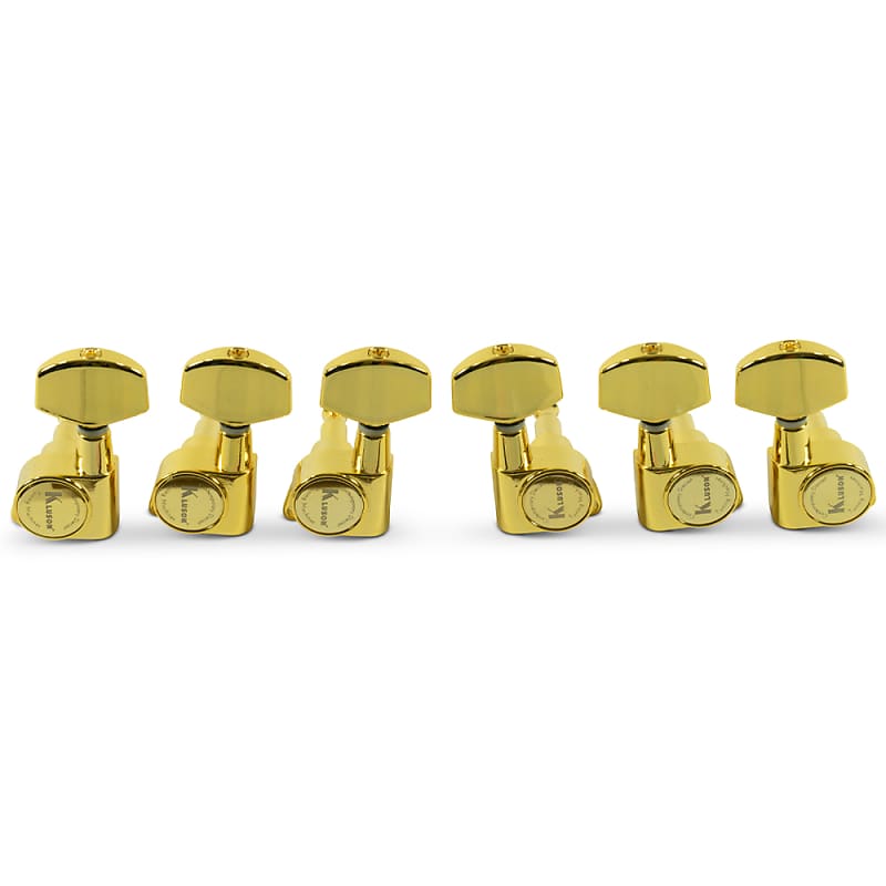 Kluson 3 Per Side Contemporary Diecast Series Tuners Gold image 1