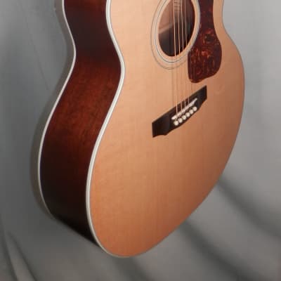 Guild USA F-40E Natural Satin Jumbo Acoustic Electric Guitar with case new image 10