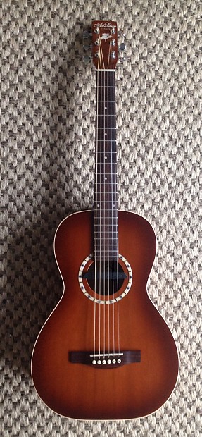 Art & Lutherie AMI Cedar Antique Burst Parlor Guitar. Like
