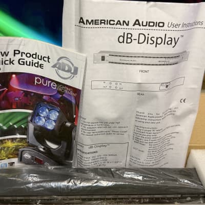 NIB American Audio DB Display 19" Rack Mount LED Audio Level Meter image 5
