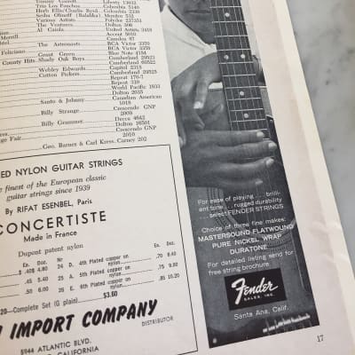 Fretts Vol. 2 1965 Featuring Fender Ads image 4