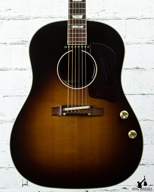 2009 Gibson J-160E in Vintage Sunburst W / OHSC | Reverb