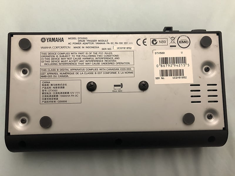 Yamaha DTX500 Drum Module, Brain, DTX 500 | Reverb