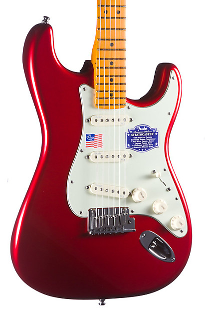 Fender stratocaster candy apple sale red maple neck