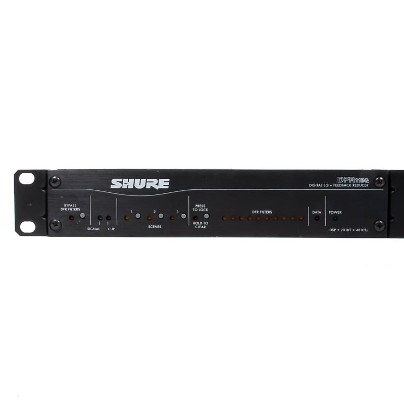 Shure DFR11EQ Digital EQ & Feedback Reducer Rackmount (USED) Reverb