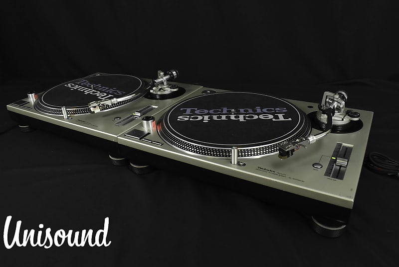 Technics SL-1200 MK3D Silver pair Direct Drive DJ Turntable【Very Good  condition】