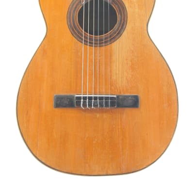 Juan Galan Caro 1896 romantic guitar - rare and collectable - disciple of Antonio de Lorca and contemporary of Antonio de Torres + video image 2