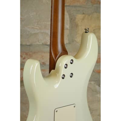 JET GUITARS JS400 OW - Stratocaster HSS Roasted Maple Neck - Olympic White image 17
