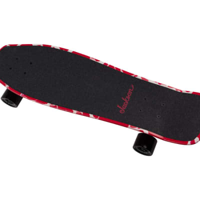 Jackson Red/white Crackle Skateboard image 1