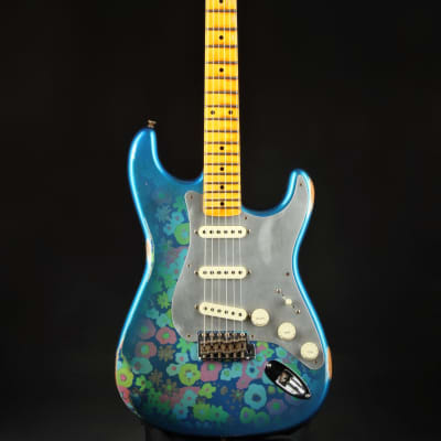 Fender Custom Shop Limited Edition El Diablo Strat Relic - Aged Blue Flower image 2