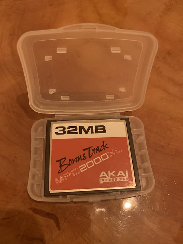 Akai mpc 2000 xl original Compact flash bonus track ultra Reverb