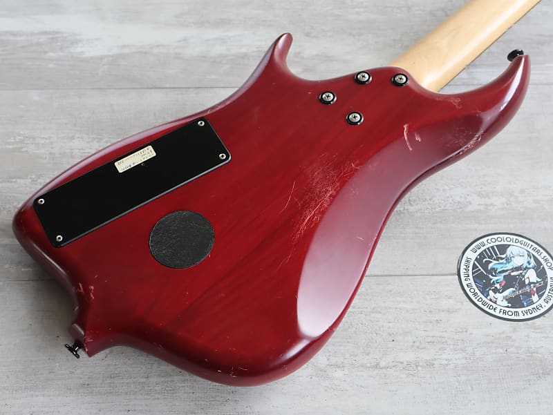 1990 Greco (by Atlansia) Stealth Deluxe Bass (Wine Red) | Reverb