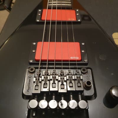 RARE Esp Custom Shop 80's Randy Rhoads Custom Flying V Alexi Laiho EMG Jackson Reverse Headstock image 13