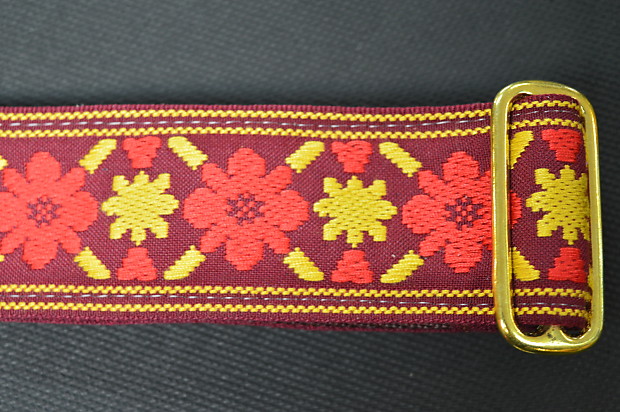 New! Souldier Strap "Tulip" Handmade Guitar Strap Free Shipping image 1