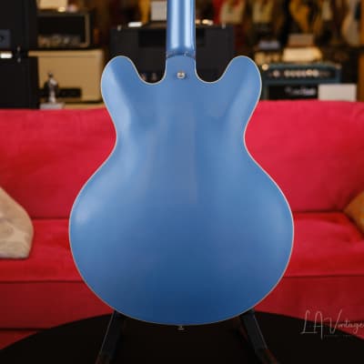 Josh Williams ‘Mockingbird’ JWG274 Semi-Hollowbody Electric Guitar-Pelham Blue Finish & Bloombucker Pickups! image 11