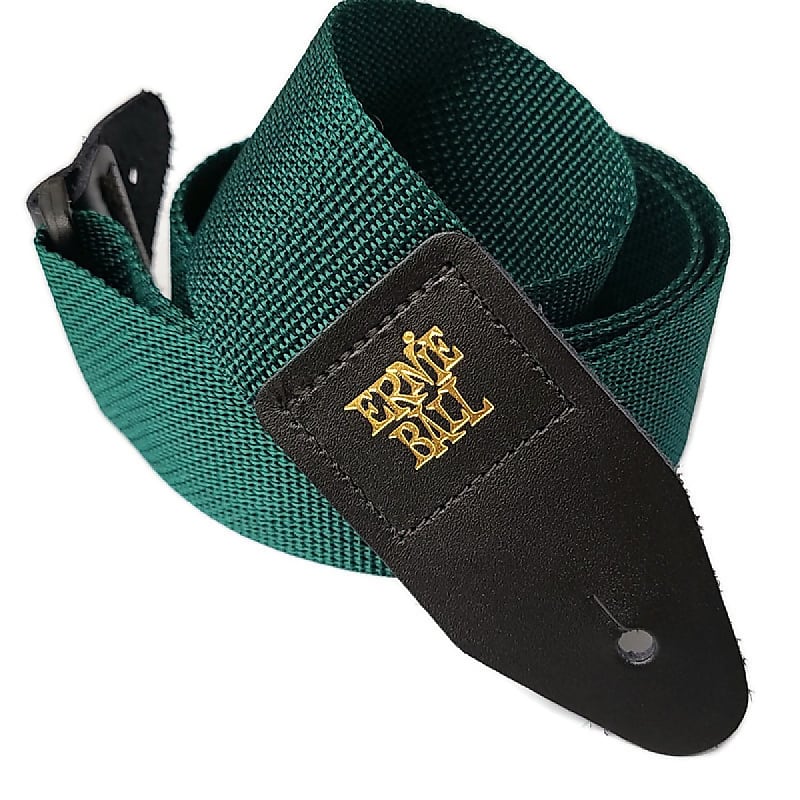 Ernie Ball Forest Green Polypro Guitar Strap 4050 image 1