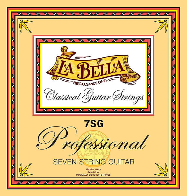 LA BELLA La Bella 7SG | Muta di corde per chitarra classica 7 corde 7SG image 1