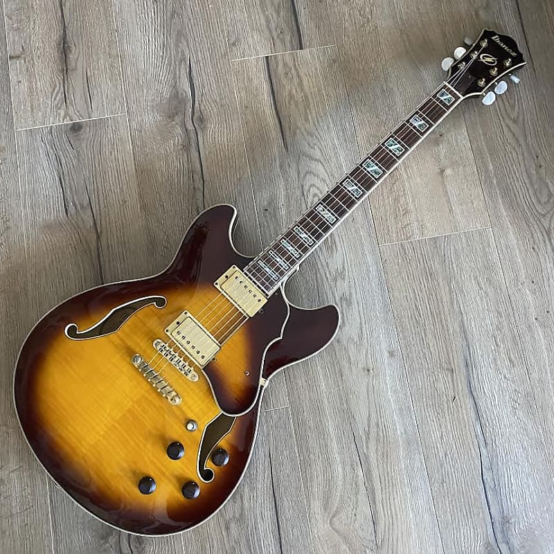 ギター Ibanez AS103 VB 12-3 Ibanez Artcore AS103 - VB - 12-02 - Sunburst | Reverb
