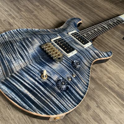 PRS 35th Anniversary Custom 24 10 Top Faded Whale Blue w/ Pattern Thin Neck Paul Reed Smith image 5