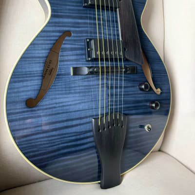 Sadowsky LS15 LS-15 Archtop Hollowbody Electric Guitar Custom Color Trans Black image 1