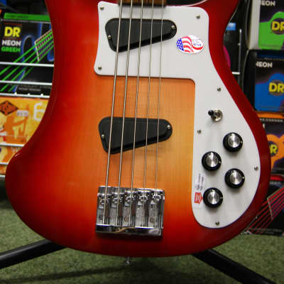 Rickenbacker 4003S 5 string bass guitar in Fireglo finish - Made in USA image 21