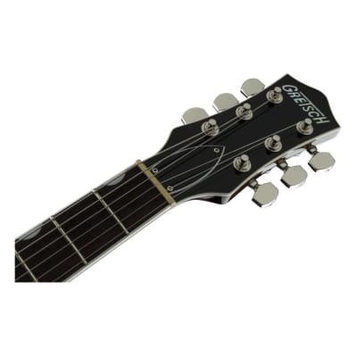Gretsch G6129T Players Edition Jet FT 6-String Right-Handed Electric Guitar with Bigsby, Rosewood Fingerboard, and High Sensitive Filter'Tron Pickups (Silver Sparkle) image 5
