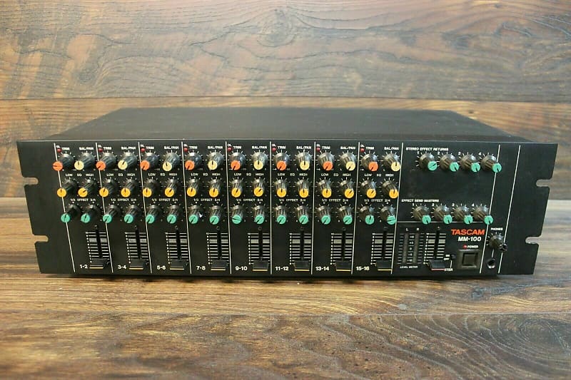 Tascam MM-100 MM100 Rack Mixer 120V! | Reverb