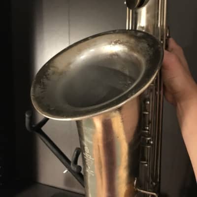 Baritone Saxophone Silver Primaria Premiata 1920-1930s | Reverb