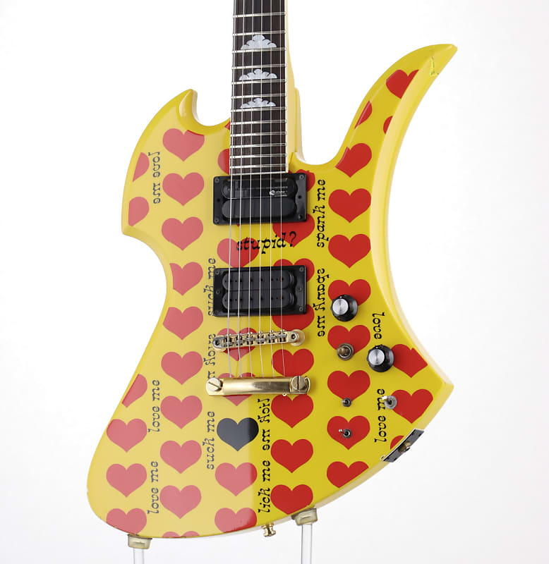 FERNANDES BURNY MG-165S Yellow Heart (10/26) | Reverb