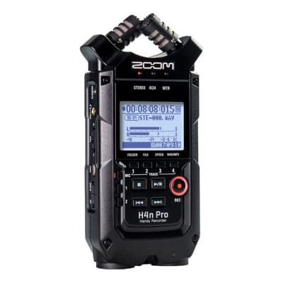 Zoom H4n Pro 4-Input / 4-Track Portable Handy Recorder with Onboard X/Y Mic Capsule (Black) image 1