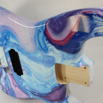 Multi color Player grade Maple Hxx guitar body - fits Fender Strat Stratocaster neck Floyd Rose J1569 image 12