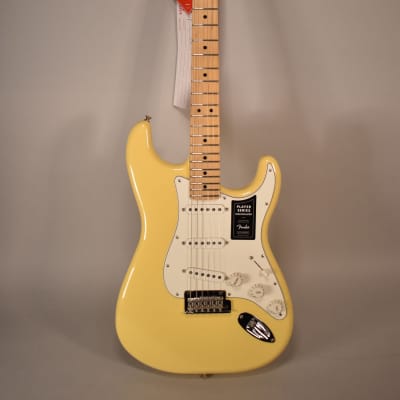 2021 Fender Player Stratocaster Buttercream Finish Electric Guitar image 1
