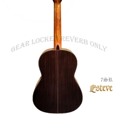 Guitarras Esteve 7SR all solid Cedar & Indian Rosewood Spain handmade classical guitar image 3