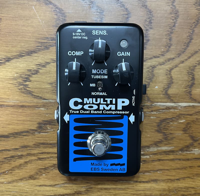 EBS MultiComp Pedal - Blue Label Compressor | Reverb