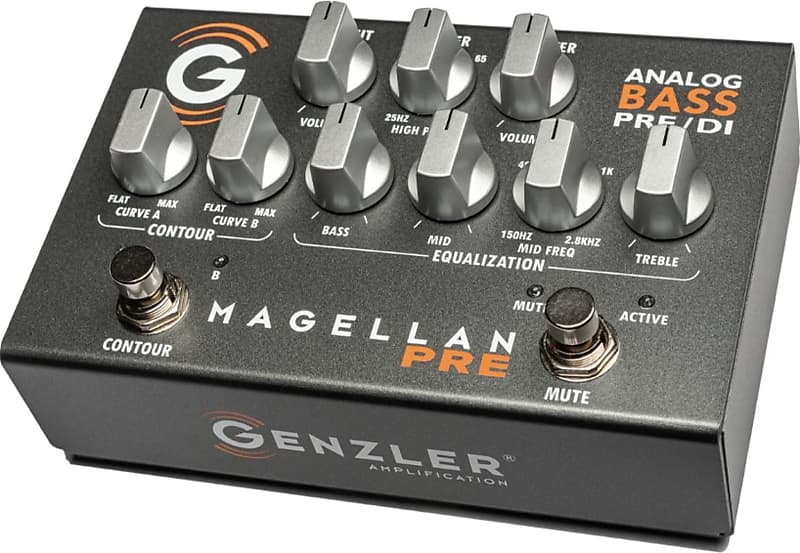 Genzler Magellan Preamp/DI Bass Effects Pedal | Reverb