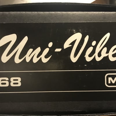 mint MXR M68 Uni-Vibe Chorus / Vibrato Pedal  with original box and documents image 10