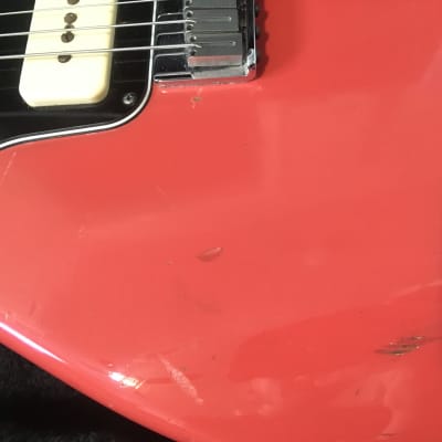 Warmoth/Fender P90 Jazzmaster Fiesta Red W/ HSC image 5