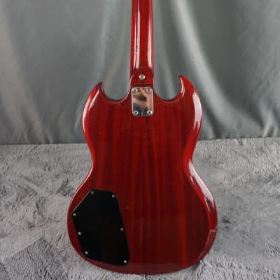 Gaban SG Bass - Cherry 4-String Bass Guitar image 3