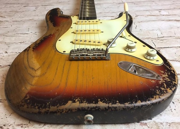 Fraser Guitars Aged Sunburst Custom Shop 60s Stratocaster Guitar Vintage Relic MADE TO ORDER