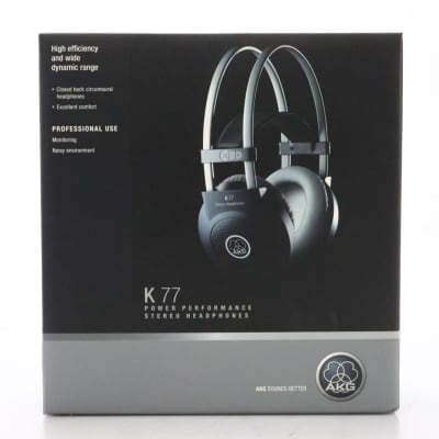 AKG K77 Closed Back Stereo Dynamic Studio Monitor Headphones #48096 image 2