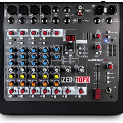 Allen & Heath ZEDi-10FX 10-channel Mixer with USB Audio Interface and Effects image 1