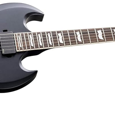 *NOS* ESP LTD Viper 400B Baritone Electric Guitar - Black Satin image 4